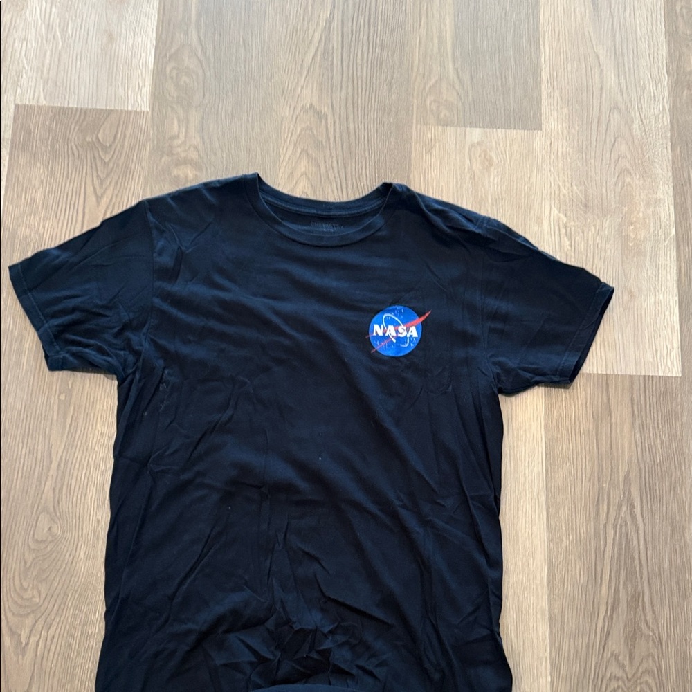 PacSun Black NASA Short Sleeve Tee